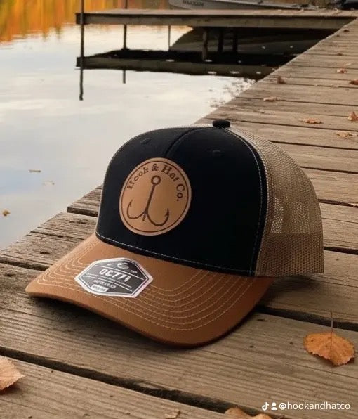 Outdoor Cap OC771 Trucker Hat - Brown/Black/Khaki