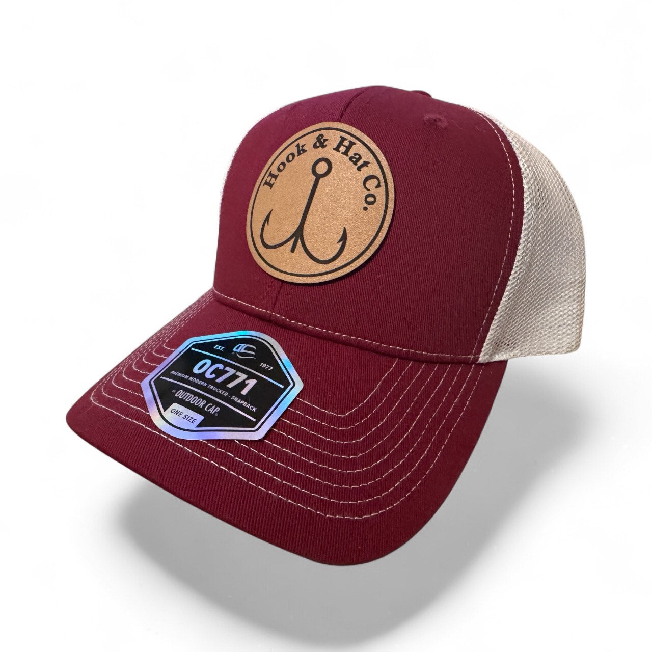Outdoor Cap OC771 Trucker Hat - Cardinal/White