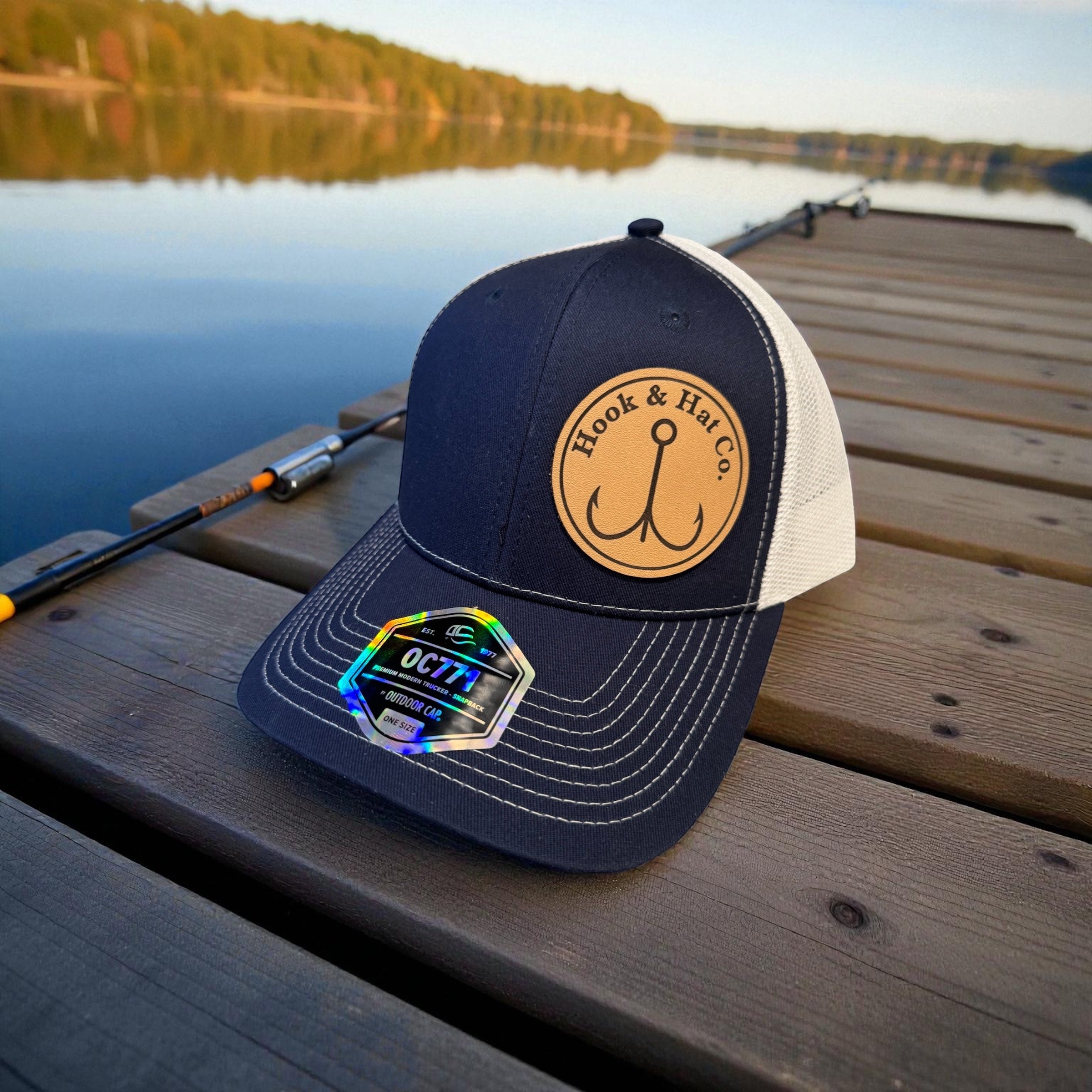 Outdoor Cap OC771 Trucker Hat - Navy/White