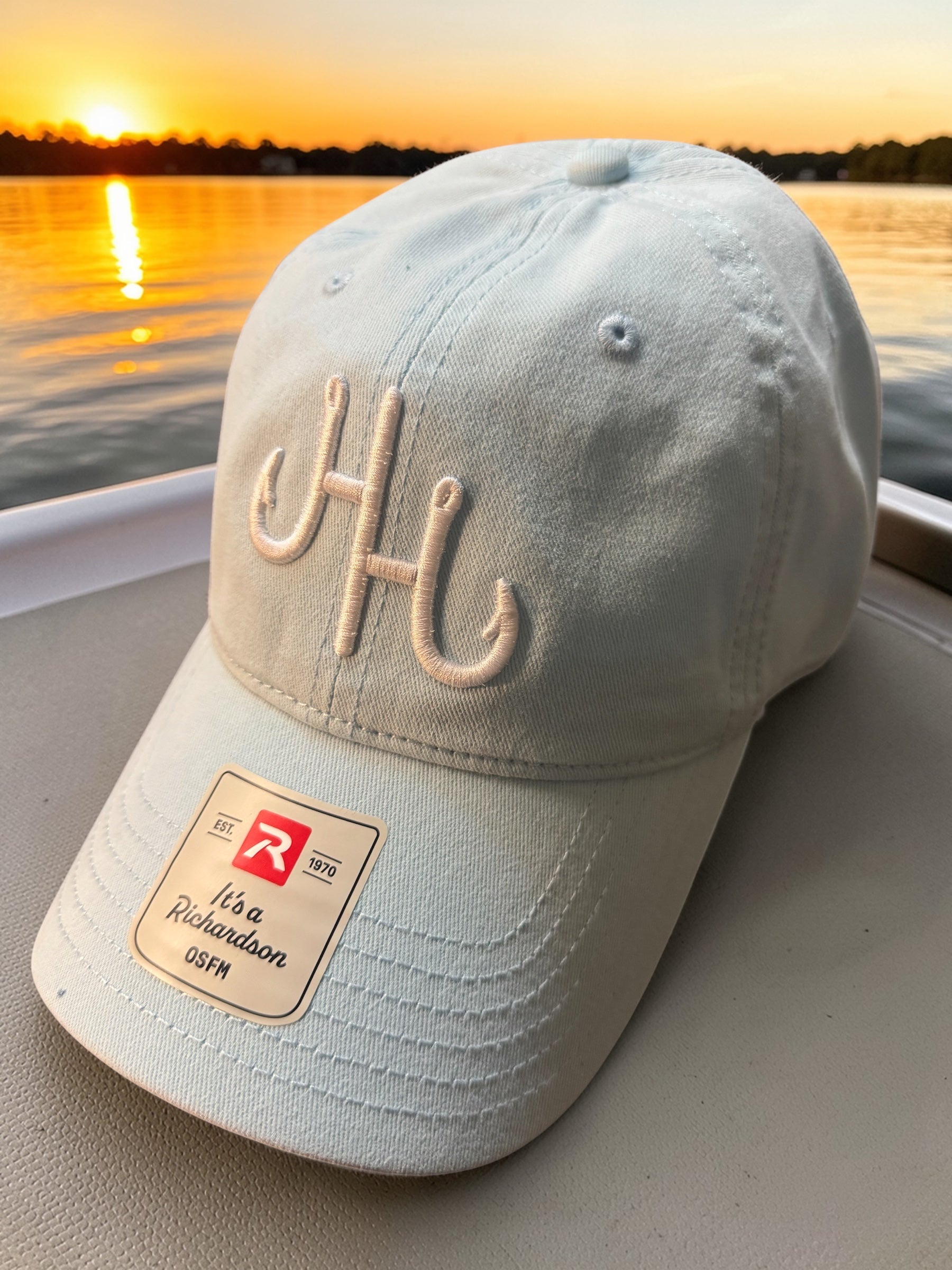 Richardson 326 Garment Washed Hat - Powder Blue